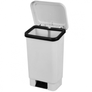 Lixeira retangular com pedal