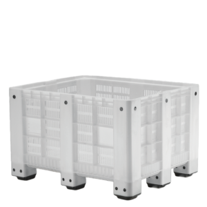 Caixa pallet vazada 9 sapatas